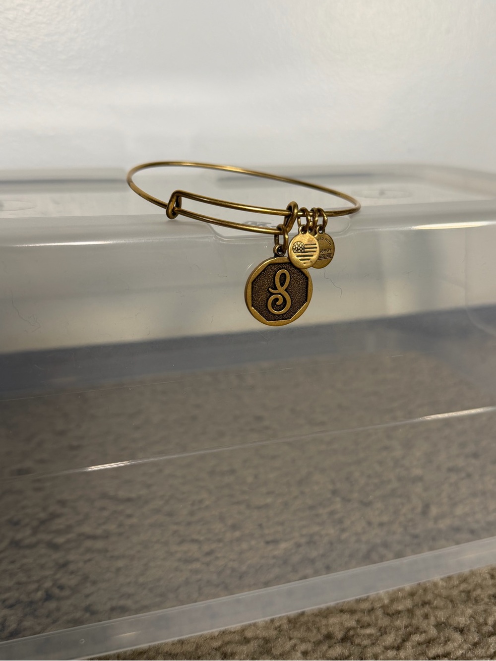 Alex and Ani Bracelet- Initial “S”